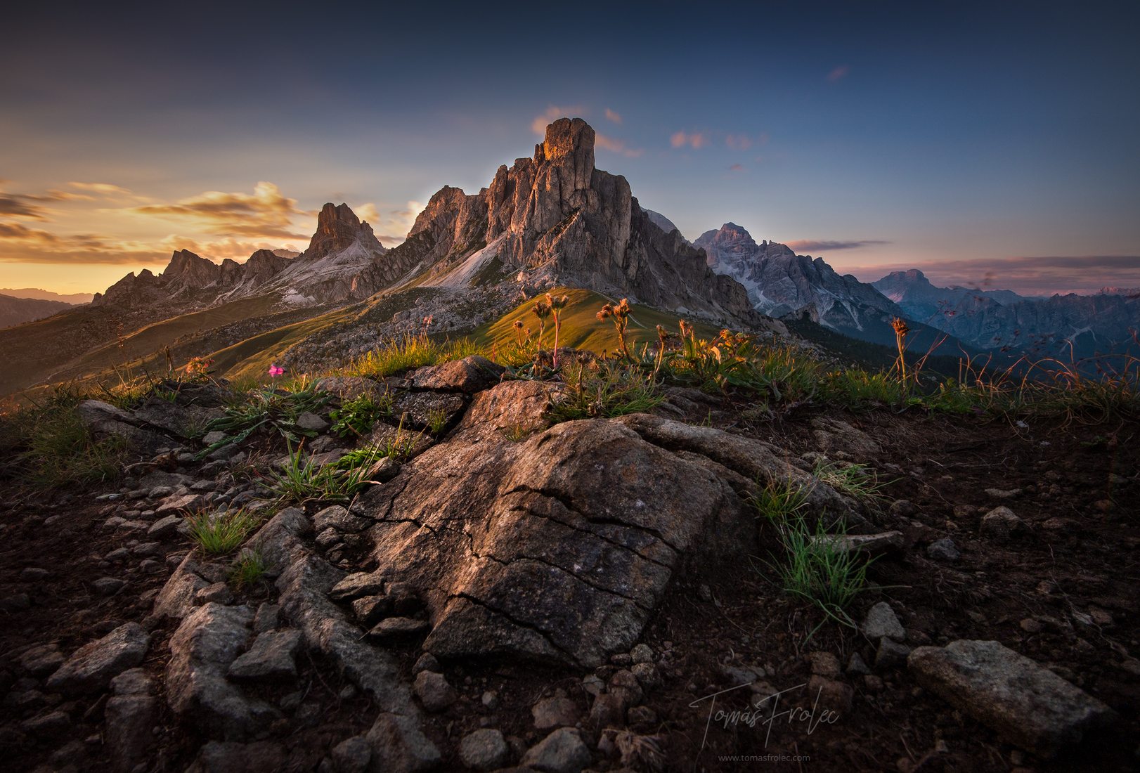 Panorama point Passo Giau, Italy