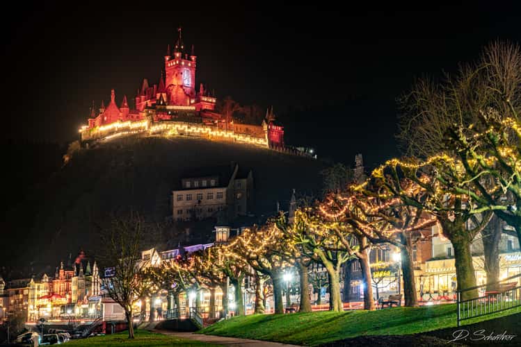 Reichsburg Cochem from Skagerak Bridge, Cochem