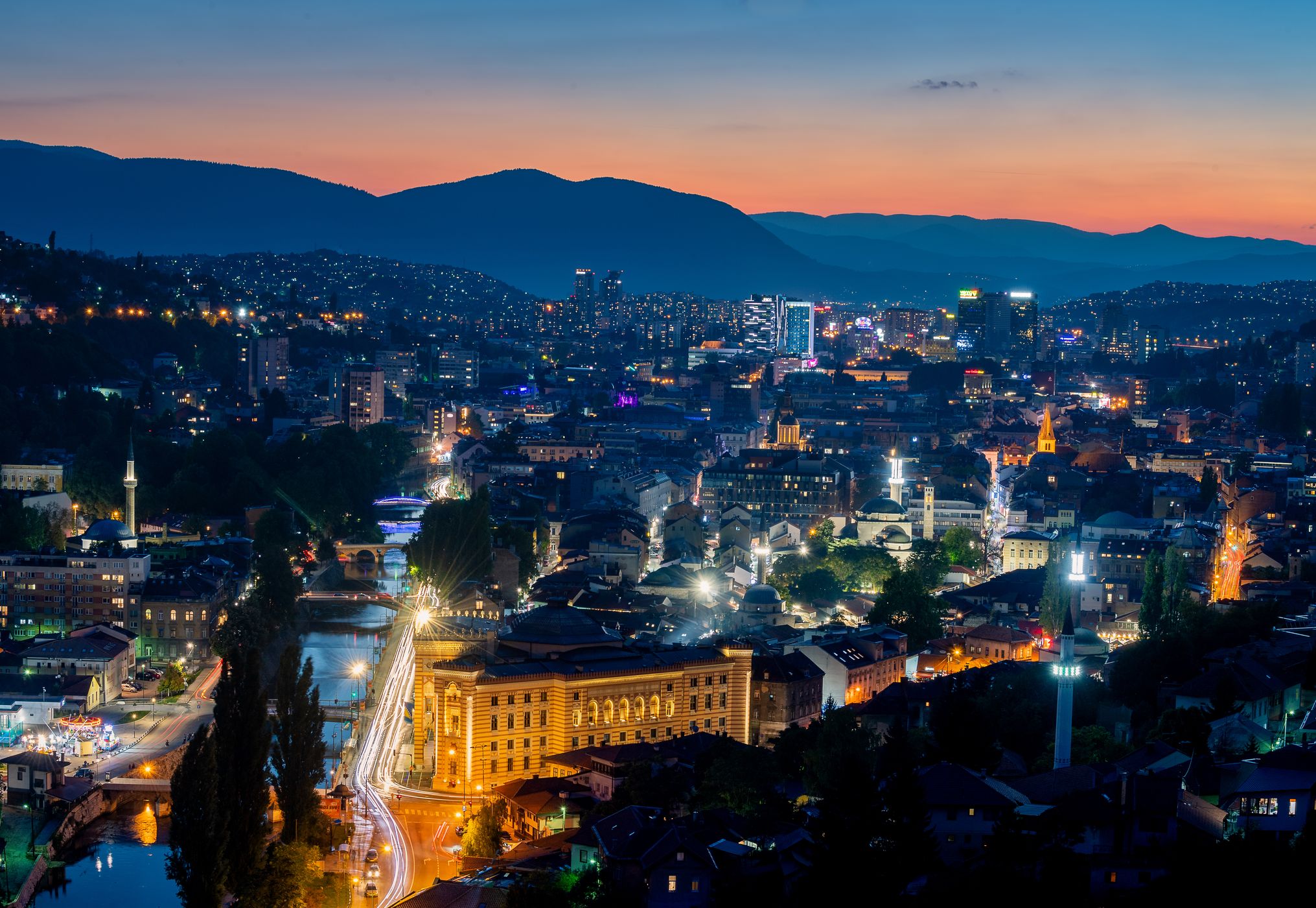 Sarajevo Cityscape, Bosnia and Herzegovina