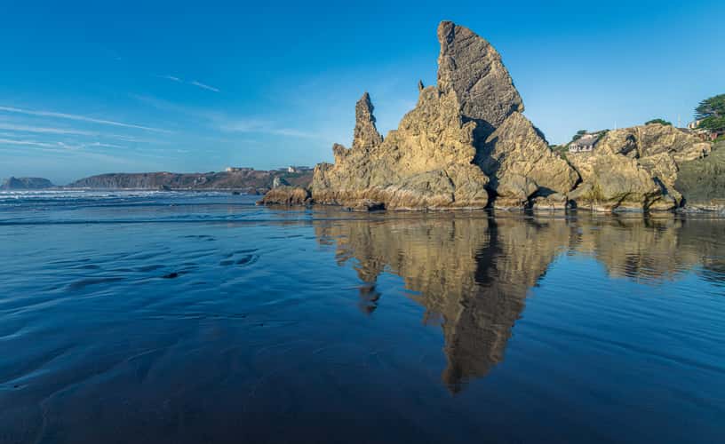 Southern Bandon Beach at low tide