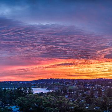 Sunset after the storm Mona Vale, Australia