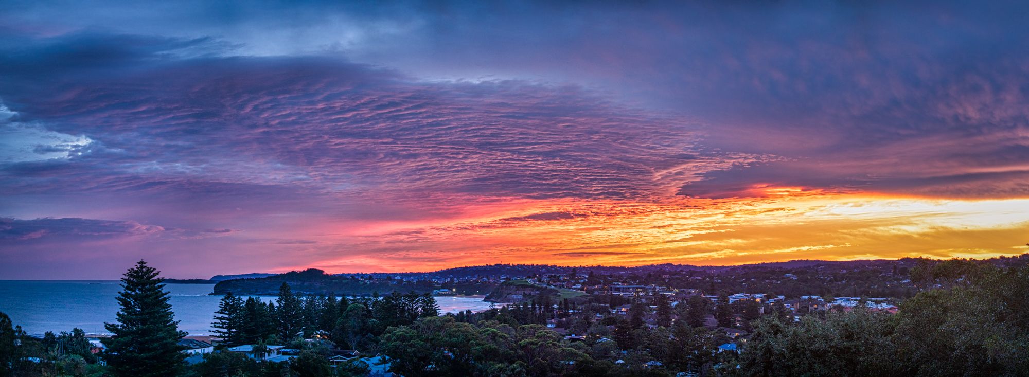 Sunset after the storm Mona Vale, Australia