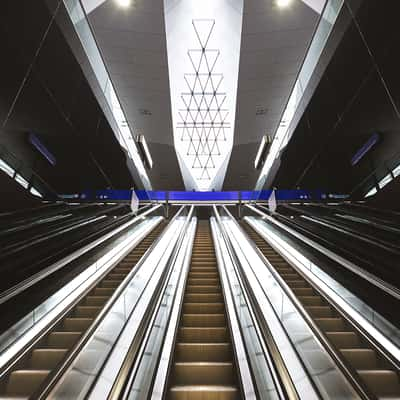 Vienna Main Station view, Austria