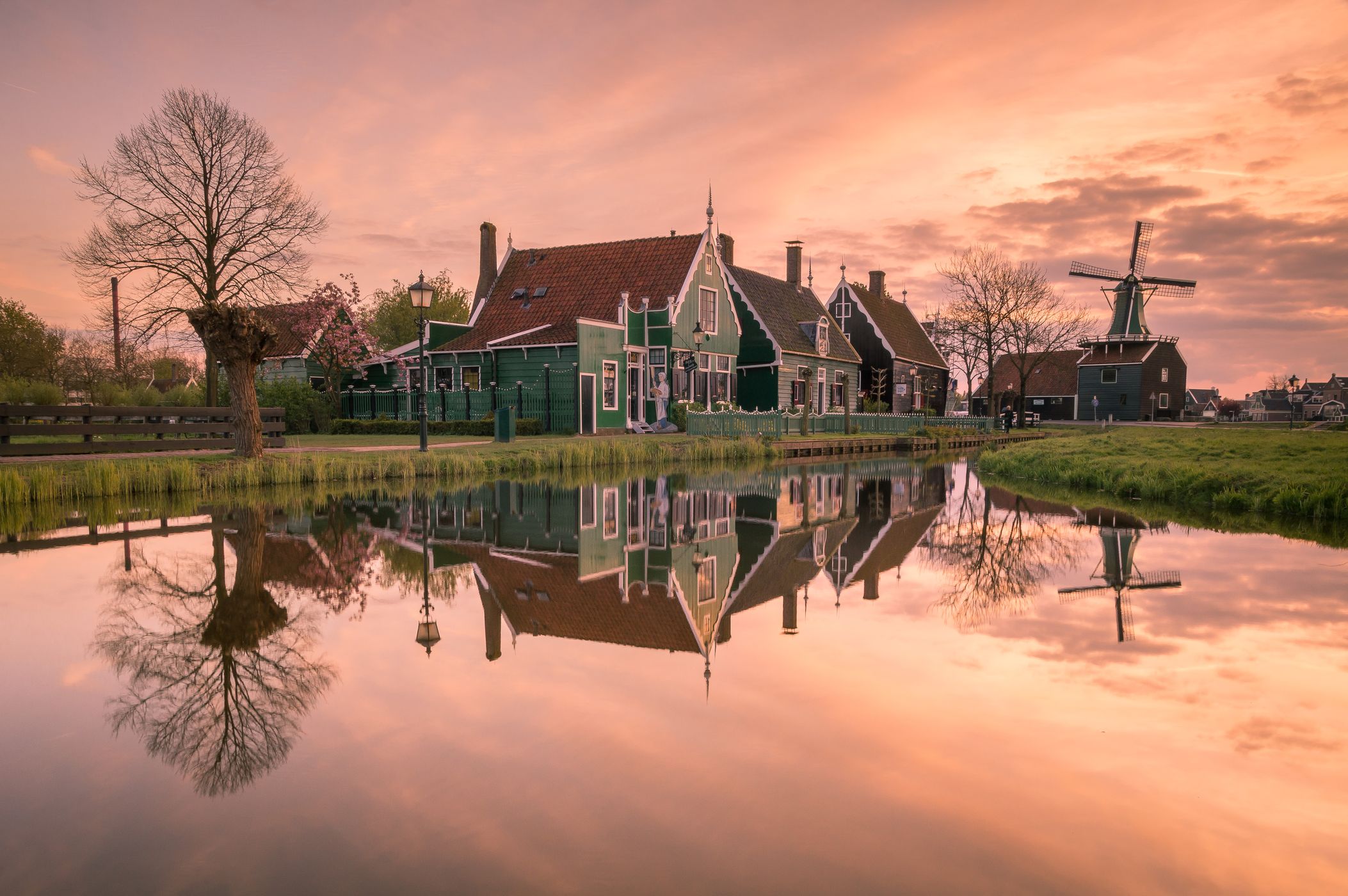 Zaanse Schans - view from the cheese farm, Netherlands