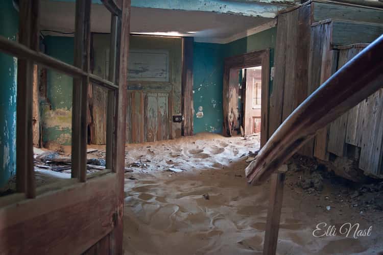 Abandoned House in Kolmanskop, Namibia