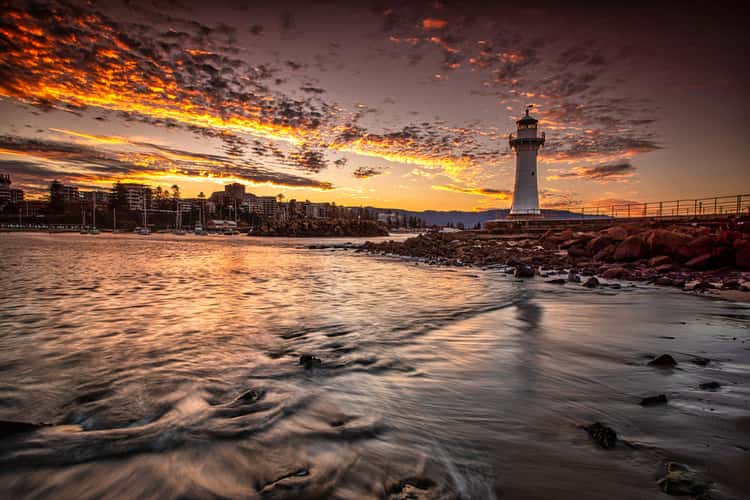 Breakwater Lighthouse, Sunset, Wollongong, NSW