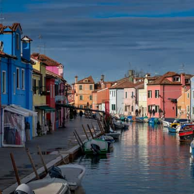 Colourful houses from Burano, Italy