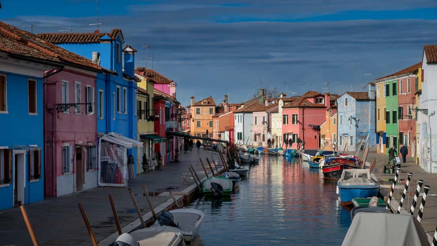 Colourful houses from Burano