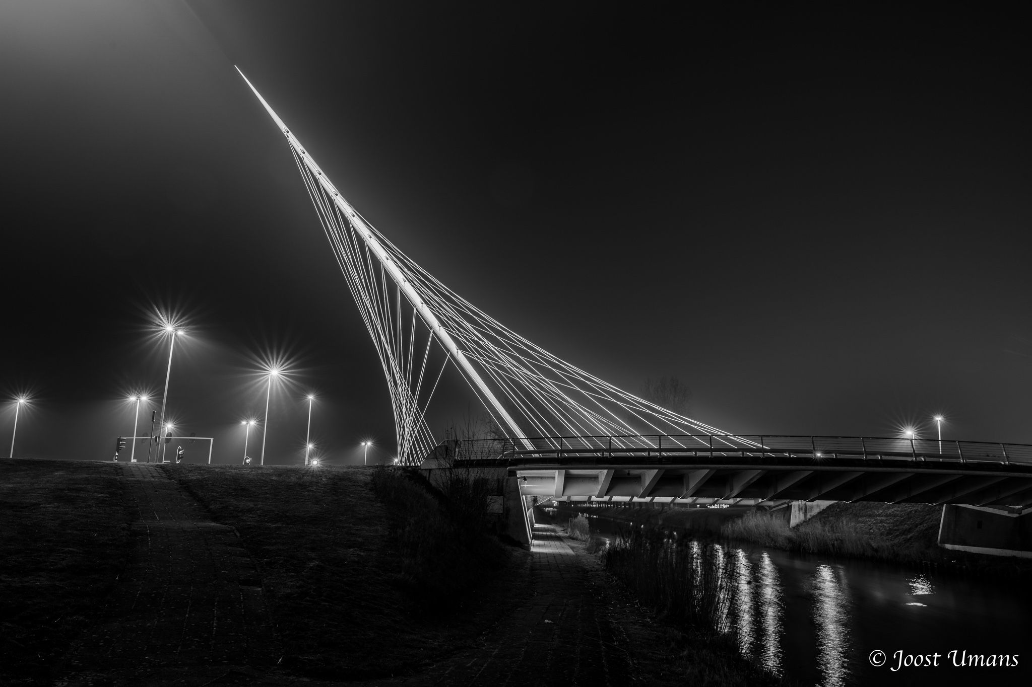 Calatrava bridge de Luit, Netherlands