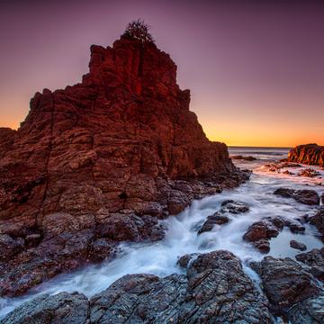 Catheredal Rocks, Sunrise, Bombo, New South Wales, Australia