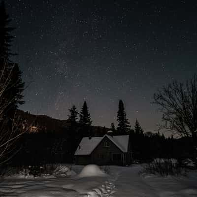 Chalet dans la Vallée de la Jacques Cartier, Canada