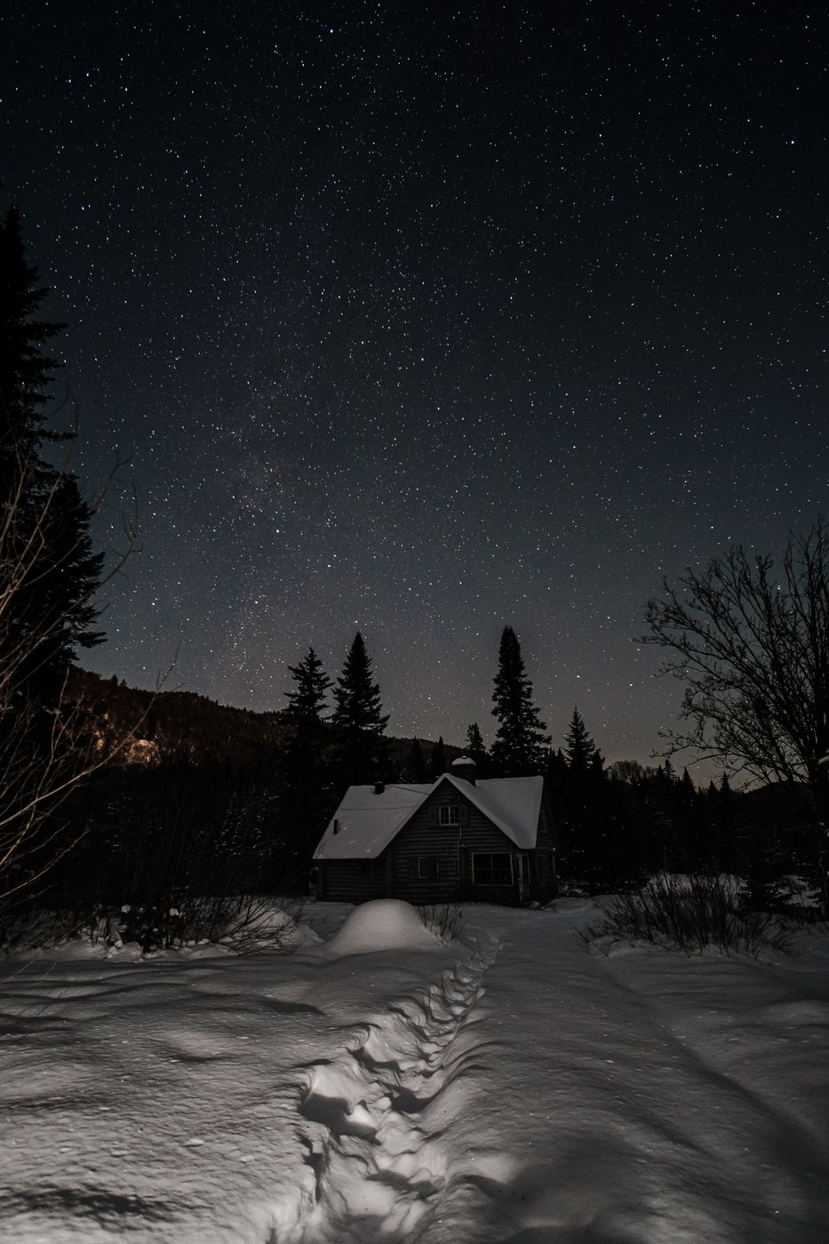 Chalet dans la Vallée de la Jacques Cartier, Canada