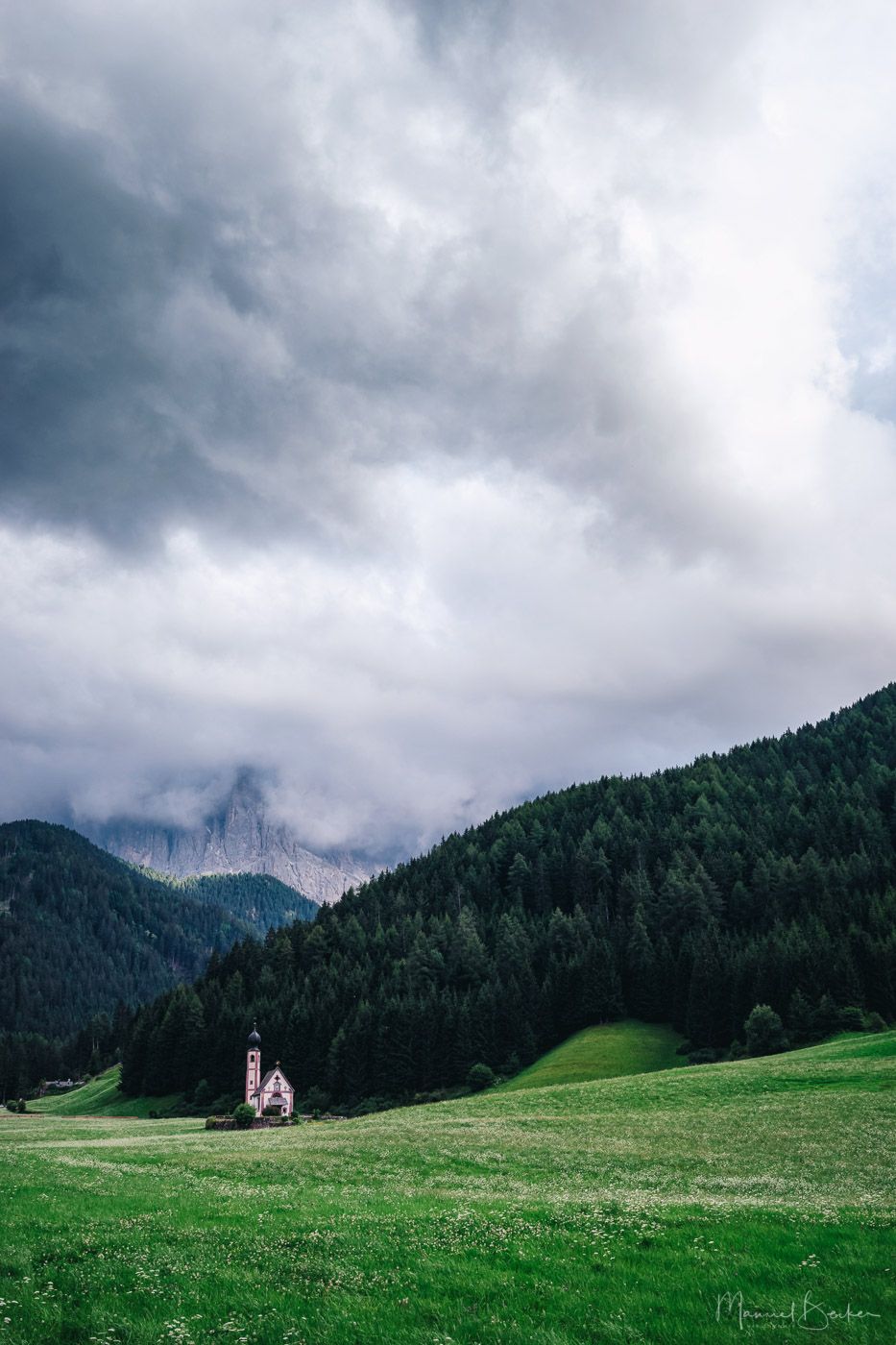 The Church of St. Johann in Ranui, Italy