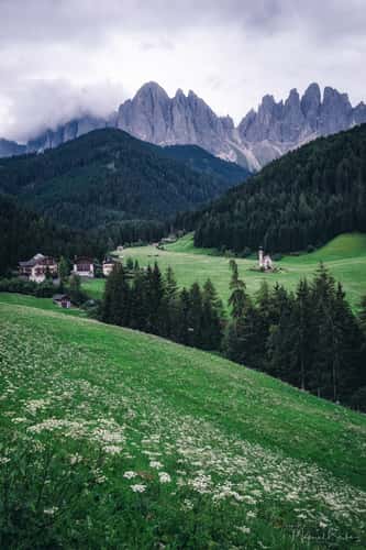 Church of St. Johann in Ranui (upper view)