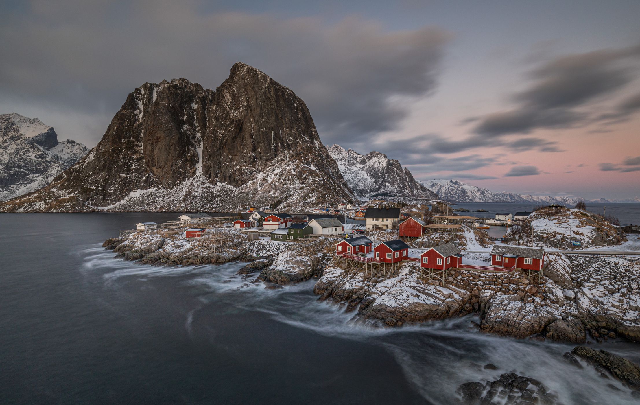 Hamnøy, classic view, Lofoten, Norway