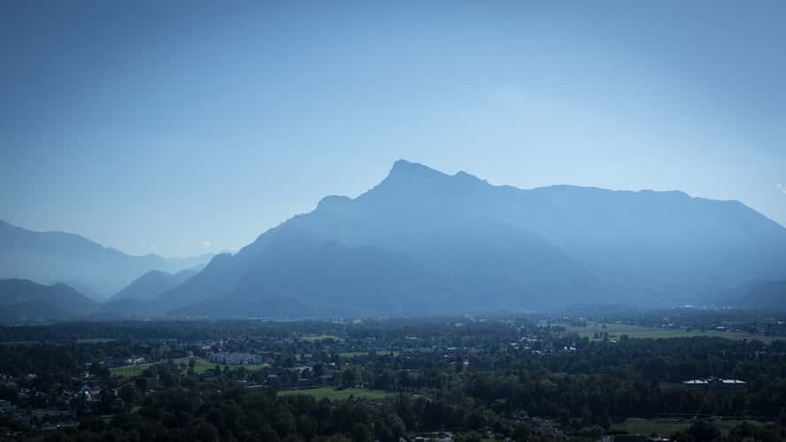 Hohenzsalzburg Fortress - View to the south