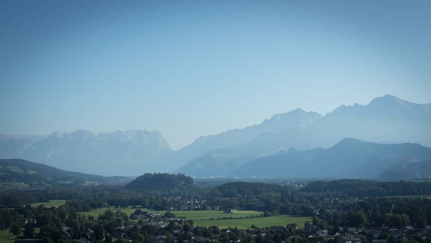 Hohenzsalzburg Fortress - View to the south
