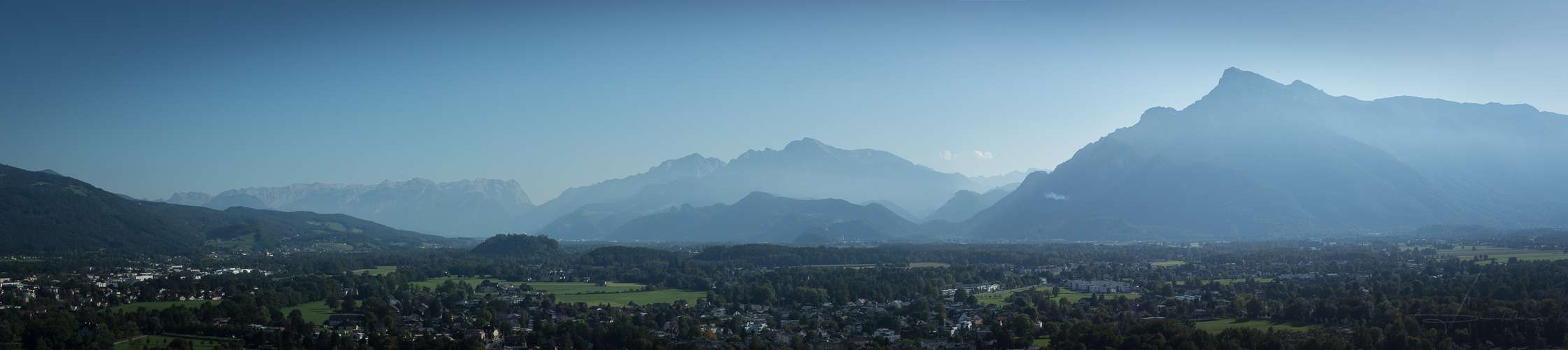 Hohenzsalzburg Fortress - View to the south