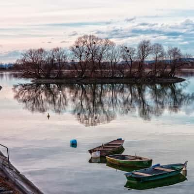 Isar reservoir, Dingolfing, Germany