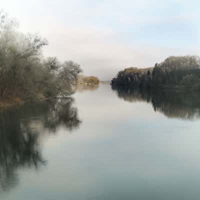 Isarstausee bei Loiching, Germany