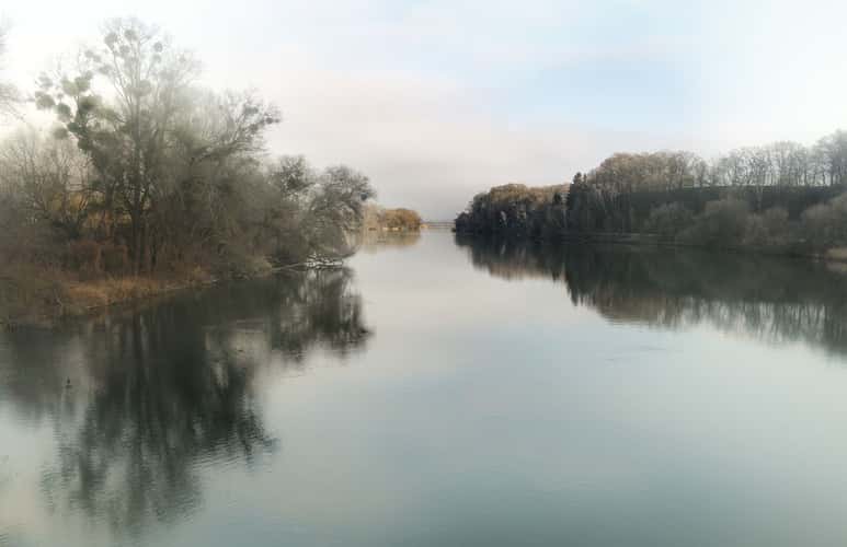 Isarstausee bei Loiching