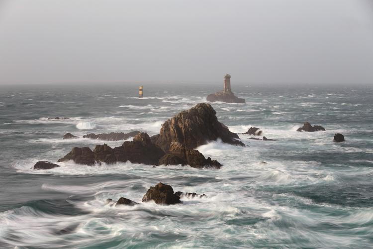 Lighthouse 'La Vieille' at the Pointe du Raz, Brittany