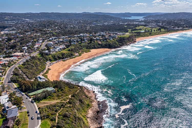 Looking north to Warriewood beach, Northern Beaches, NSW