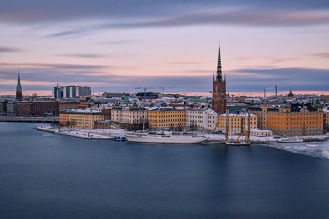 View from Monteliusvägen, Stockholm, Sweden