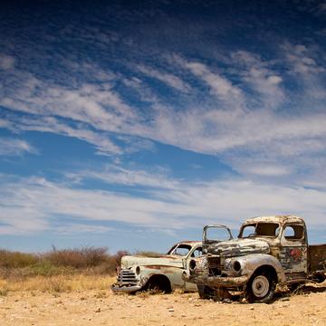 Oldtimer auf Oppiklippi, Namibia