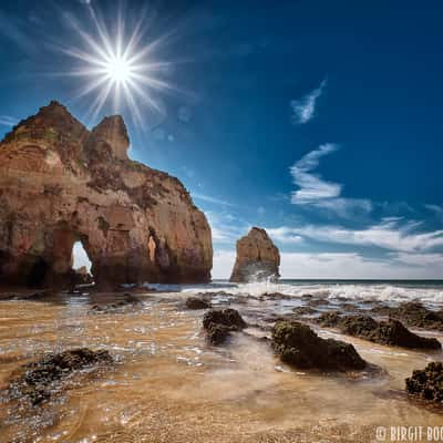 Praia dos Tres Irmaos, Alvor, Algarve, Portugal