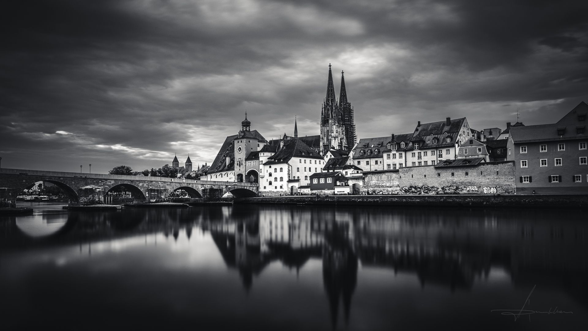 View of Regensburg, Germany