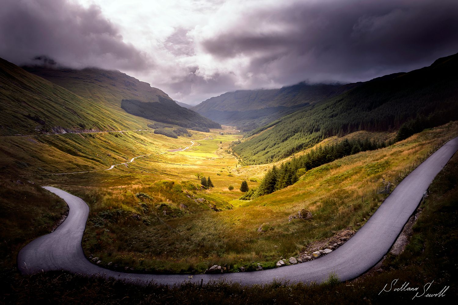 Viewpoint 'Rest and be Thankful', Scotland, United Kingdom