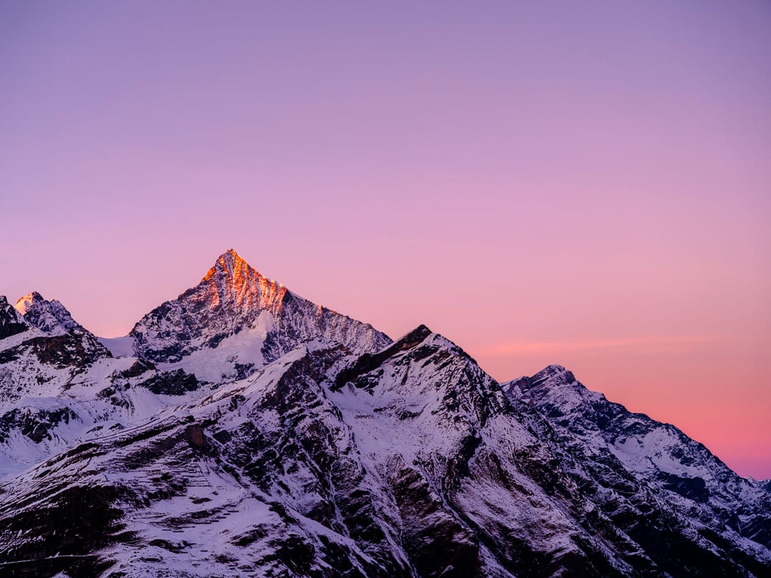 Riffelberg hiking trail, Switzerland