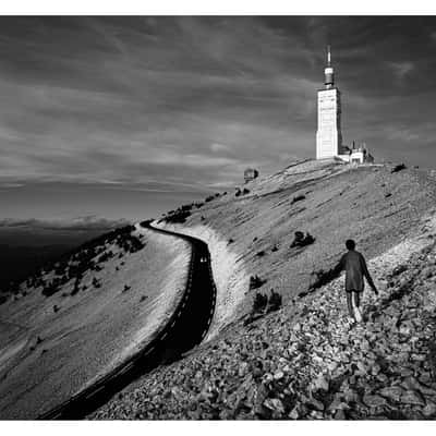 Running up the hill, France