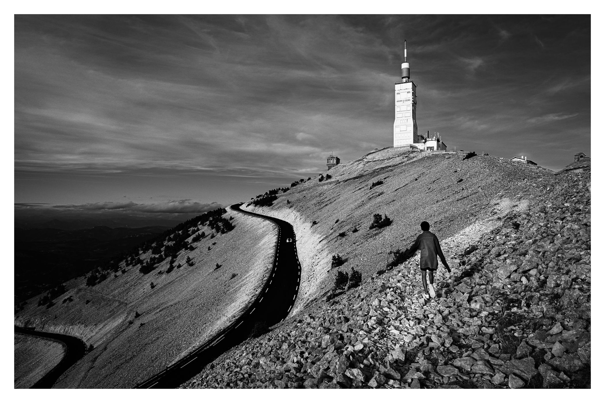 Running up the hill, France