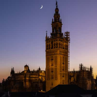 Cityscape of Seville, Spain