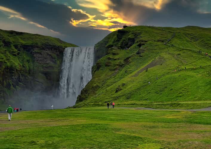 Skógafoss Waterfall