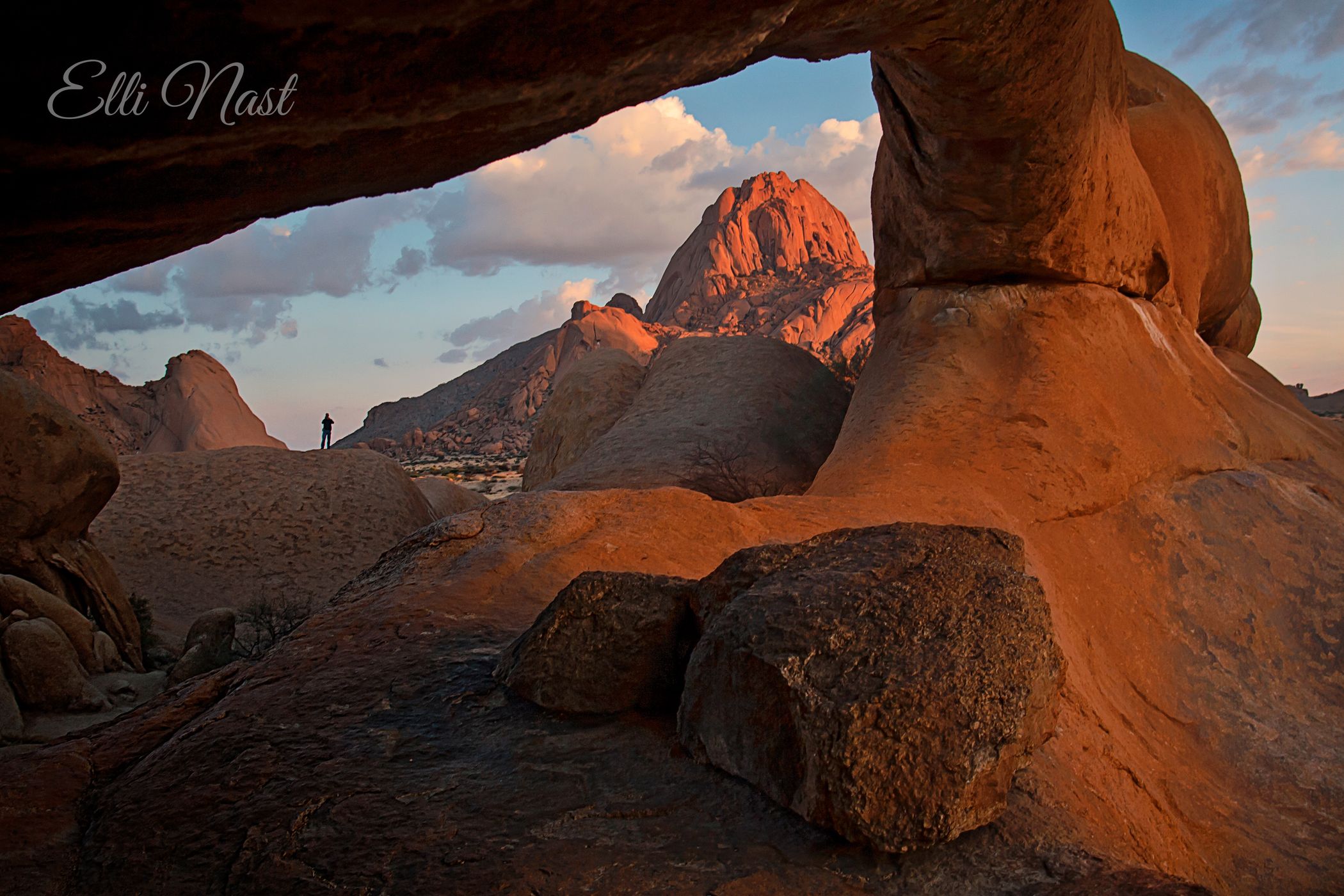Sunsets on 'The Bridge', Spitzkoppe, Namibia