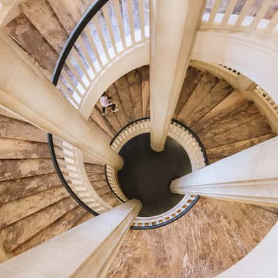 Staircase inside Schwerin Castle, Schwerin, Germany