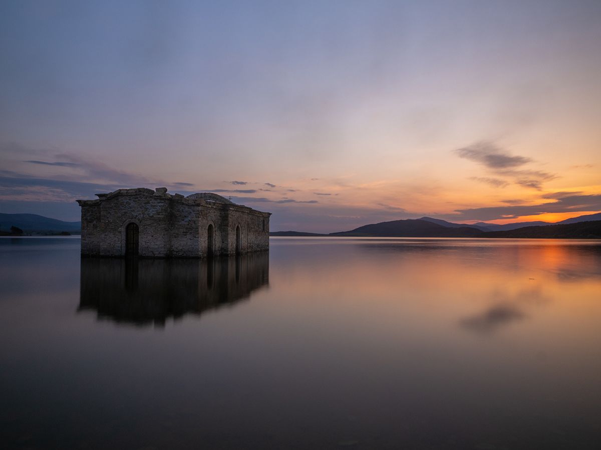 Sunken Church of Jrebchevo Dam, Bulgaria