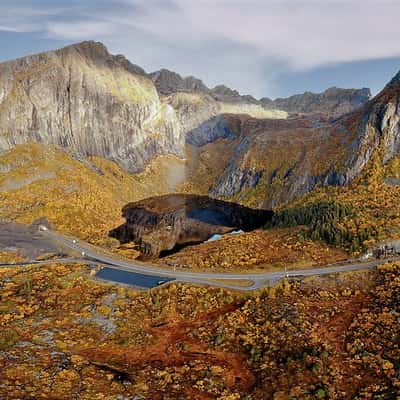 On the way to Reine, Norway