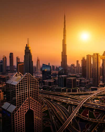 The Best View of Dubai, Burj Khalifa view from Shangri-La