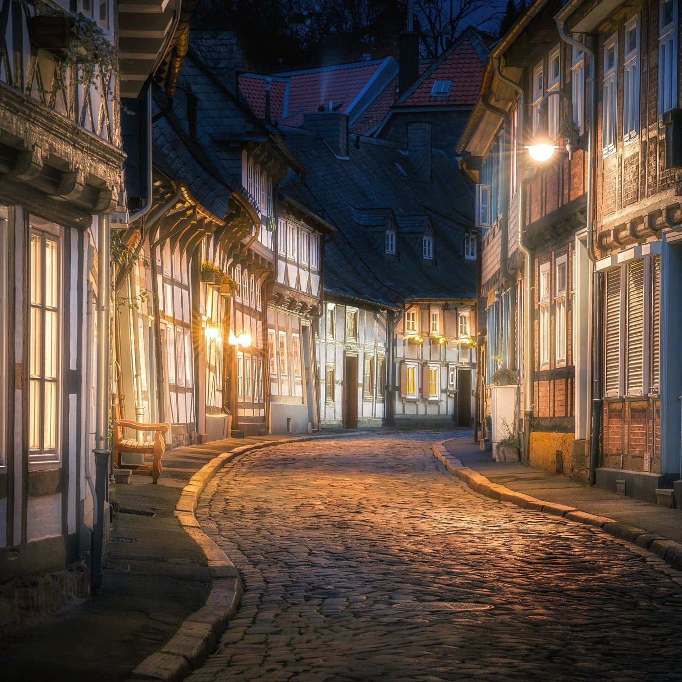 The streets of Goslar, Germany