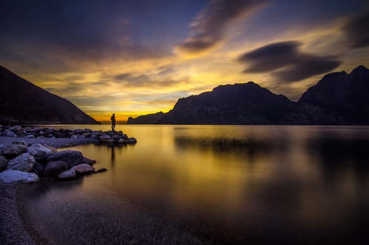Torbole sul Garda beach