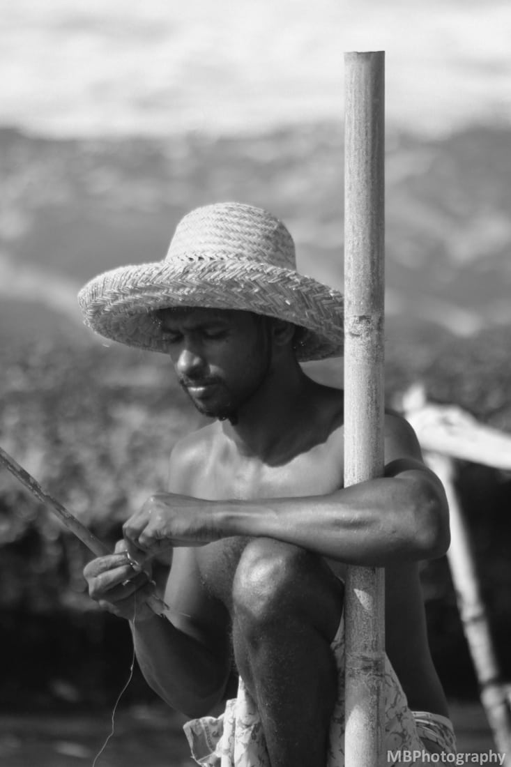 Traditional Sri Lankan Stilt Fishermen, Sri Lanka