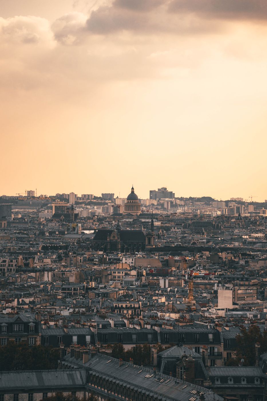 View From Sacré Cœur, France