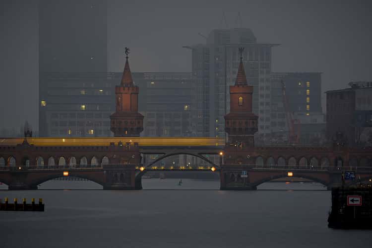 View of Oberbaum Bridge, Berlin