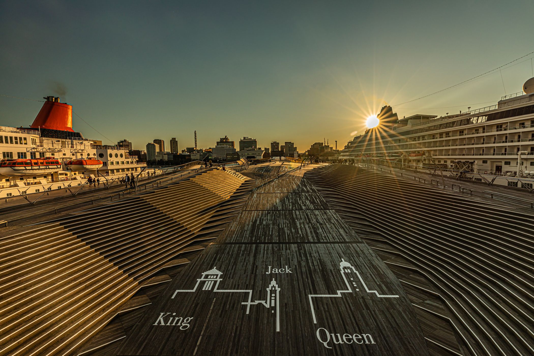 Yokohama Osanbashi Pier, Kanagawa, Japan, Japan