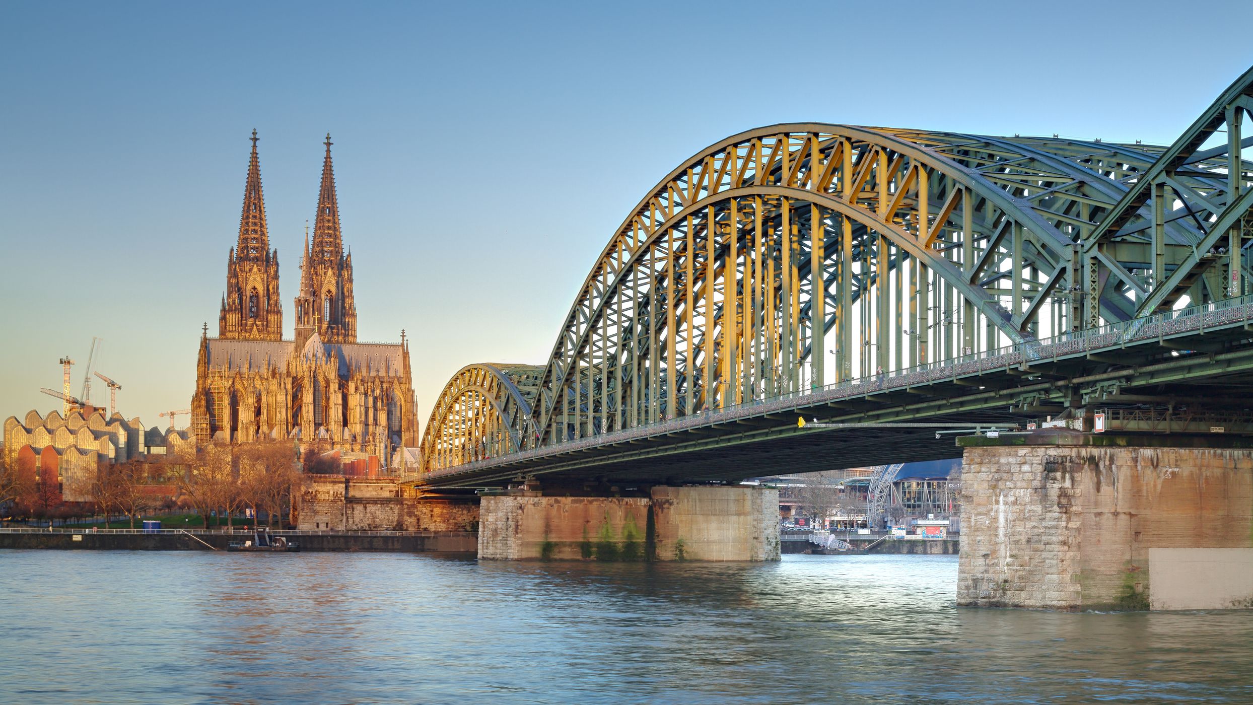 Hohenzollern Bridge with Cologne Cathedral, Cologne, Germany