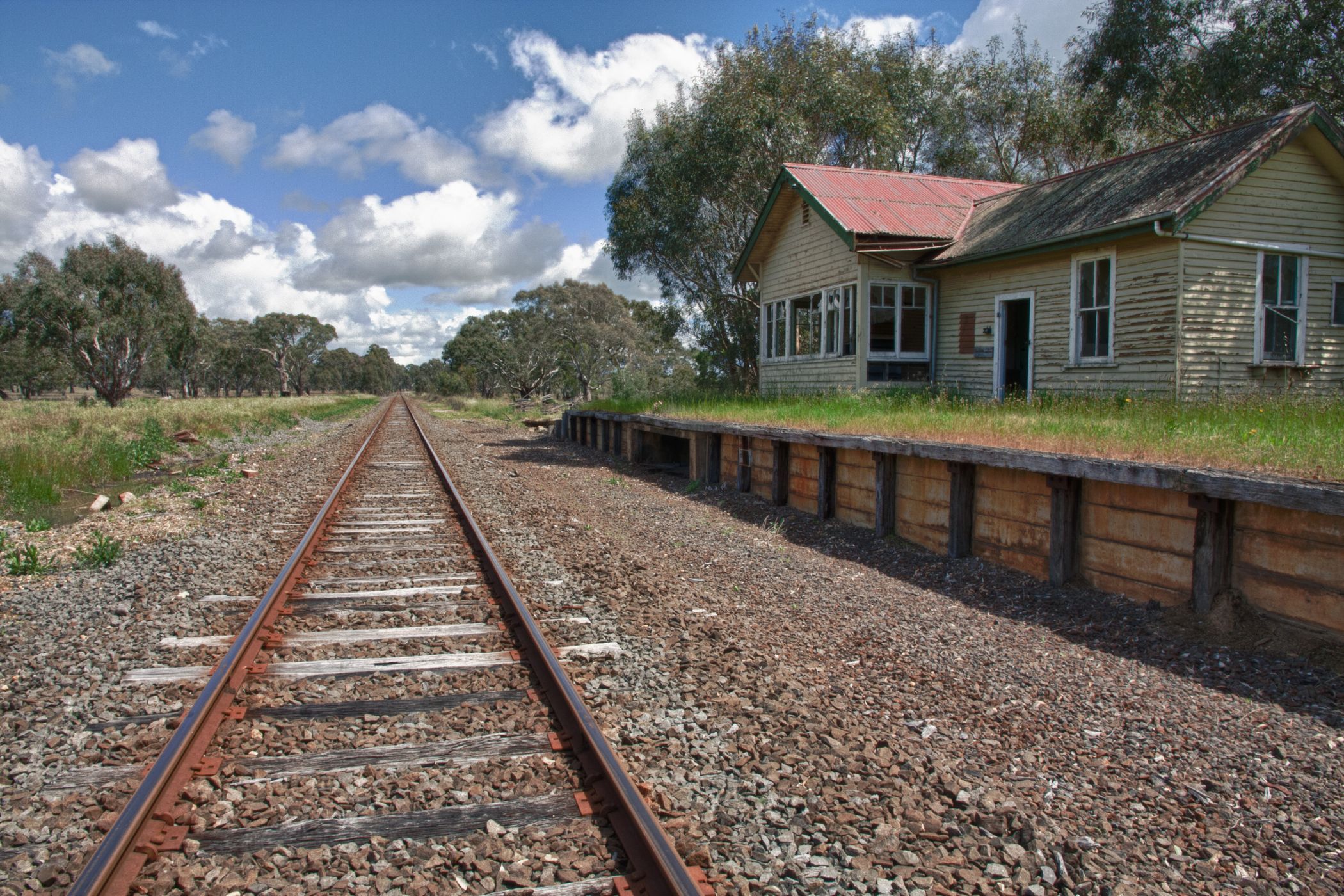 Abandoned Railway Station, Australia